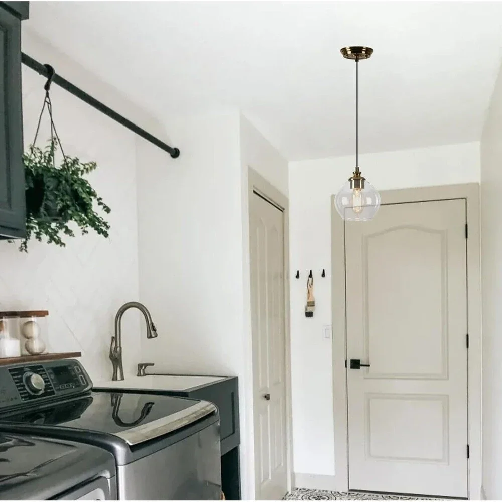 Industrial Pendant Lights for Kitchen Island - Modern Hanging Lighting